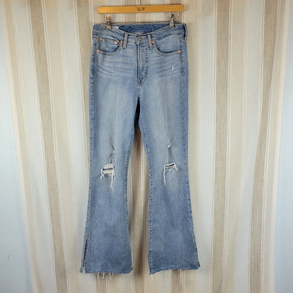 Gap 70s Flare High Rise‎ Jeans Blue Size 29/8 Regular - Picture 1 of 10